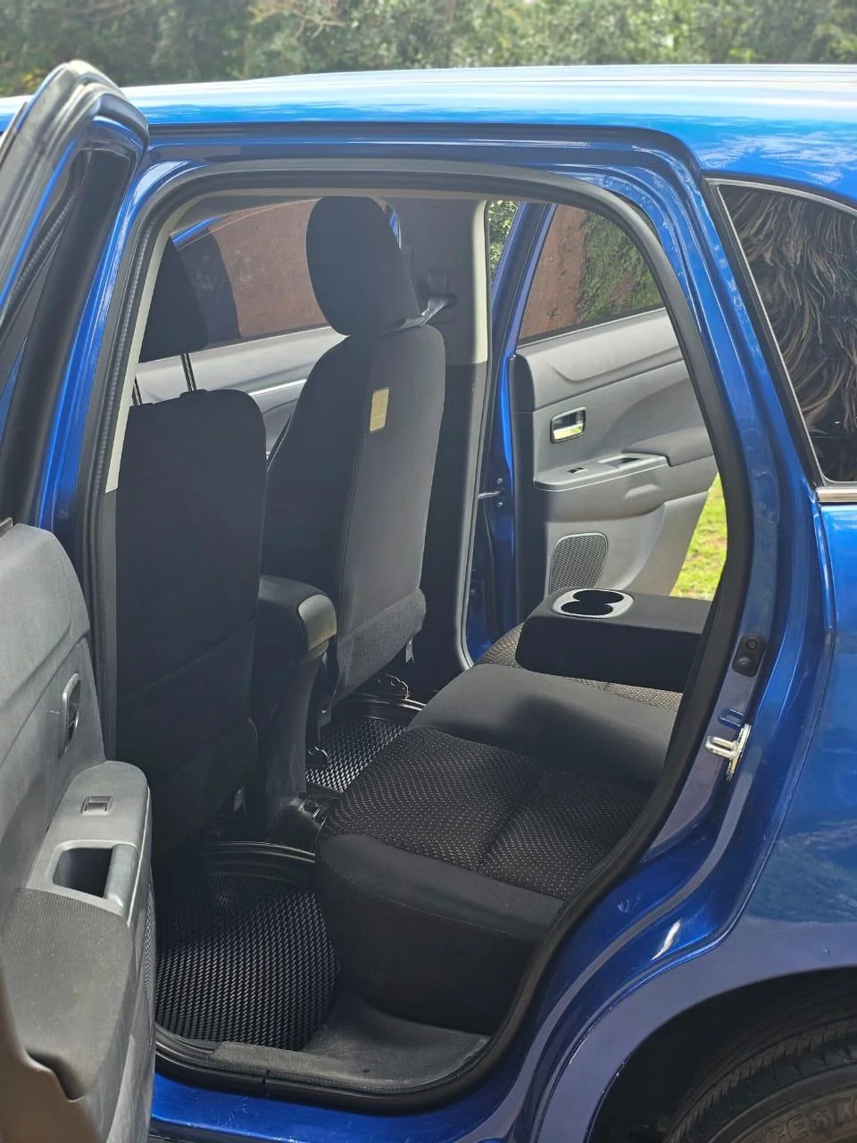 Rear cabin view of the Mitsubishi RvR