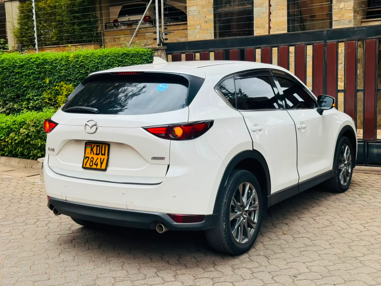 Rear view of the Mazda CX-5