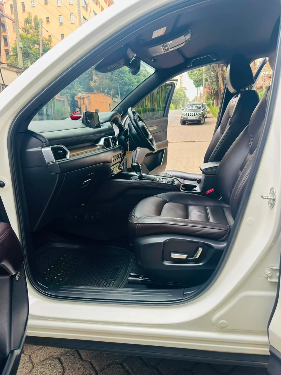 Dashboard view of the Mazda CX-5