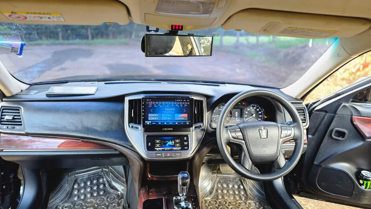Interior view of the Navy Blue Toyota Crown